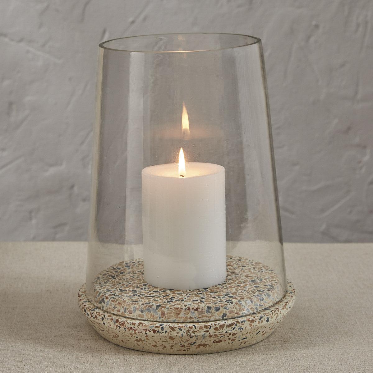 Gold Terrazzo Hurricane - Park Designs - The Fox Decor