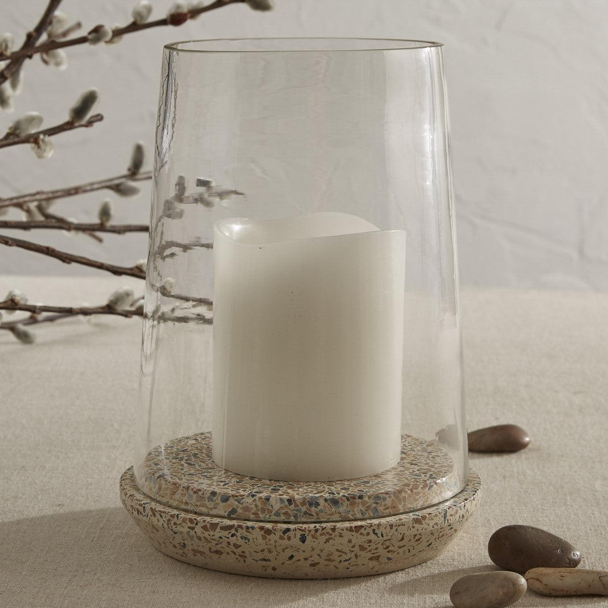 Gold Terrazzo Hurricane - Park Designs - The Fox Decor
