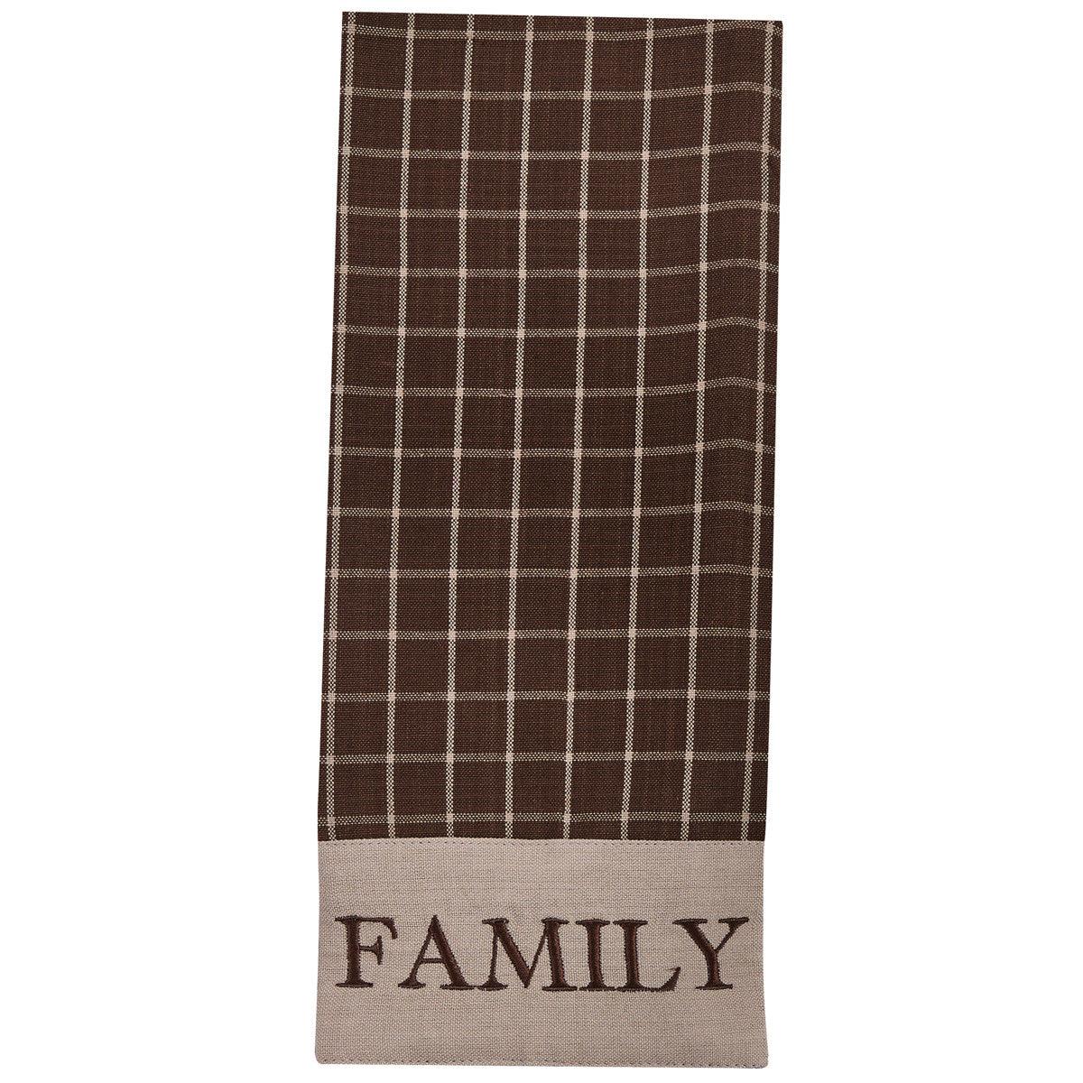 Family Decorative Dishtowel Set of 6  Park Designs