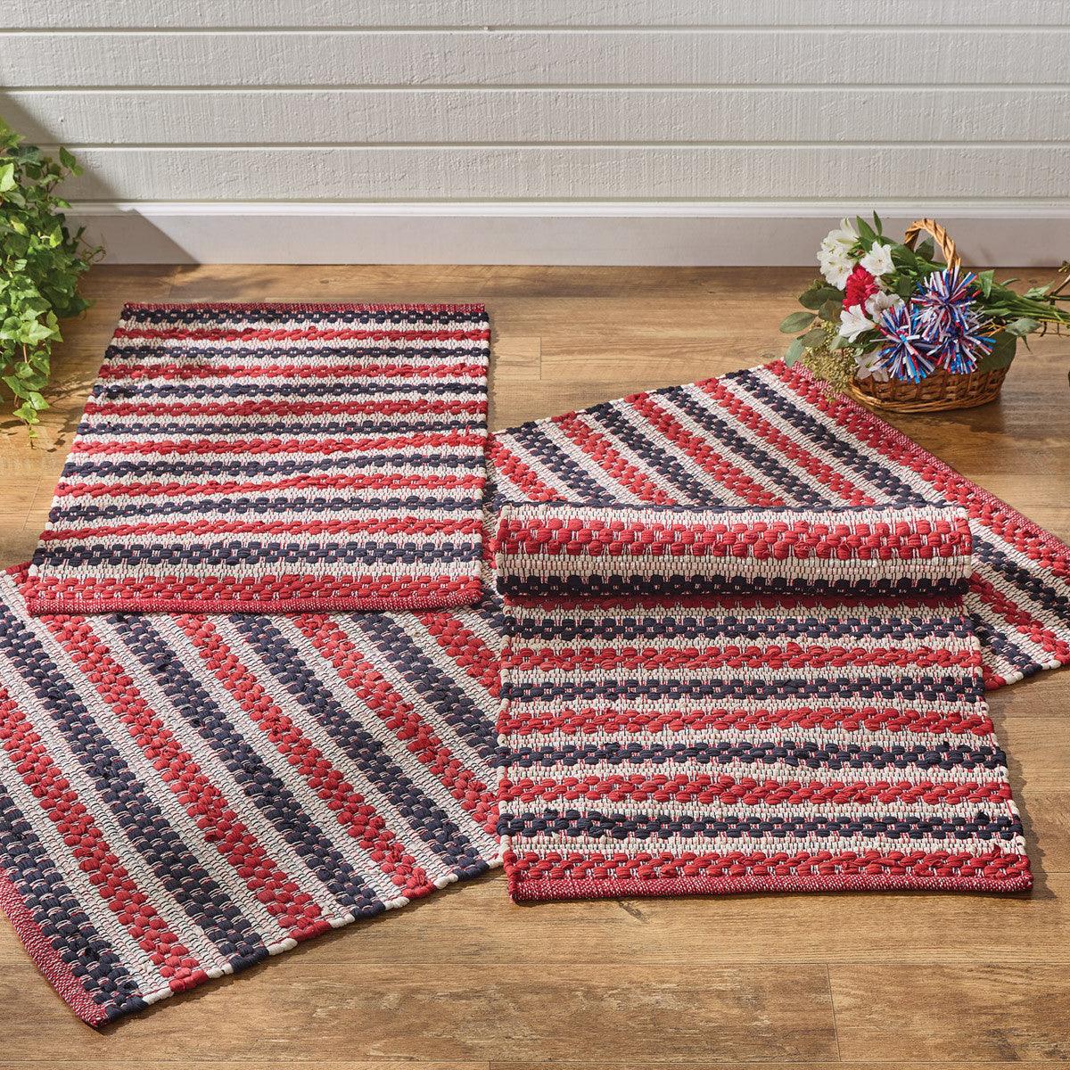 Liberty Chindi Rug Runner - 2' x 6' Set of 2 Park Designs - The Fox Decor