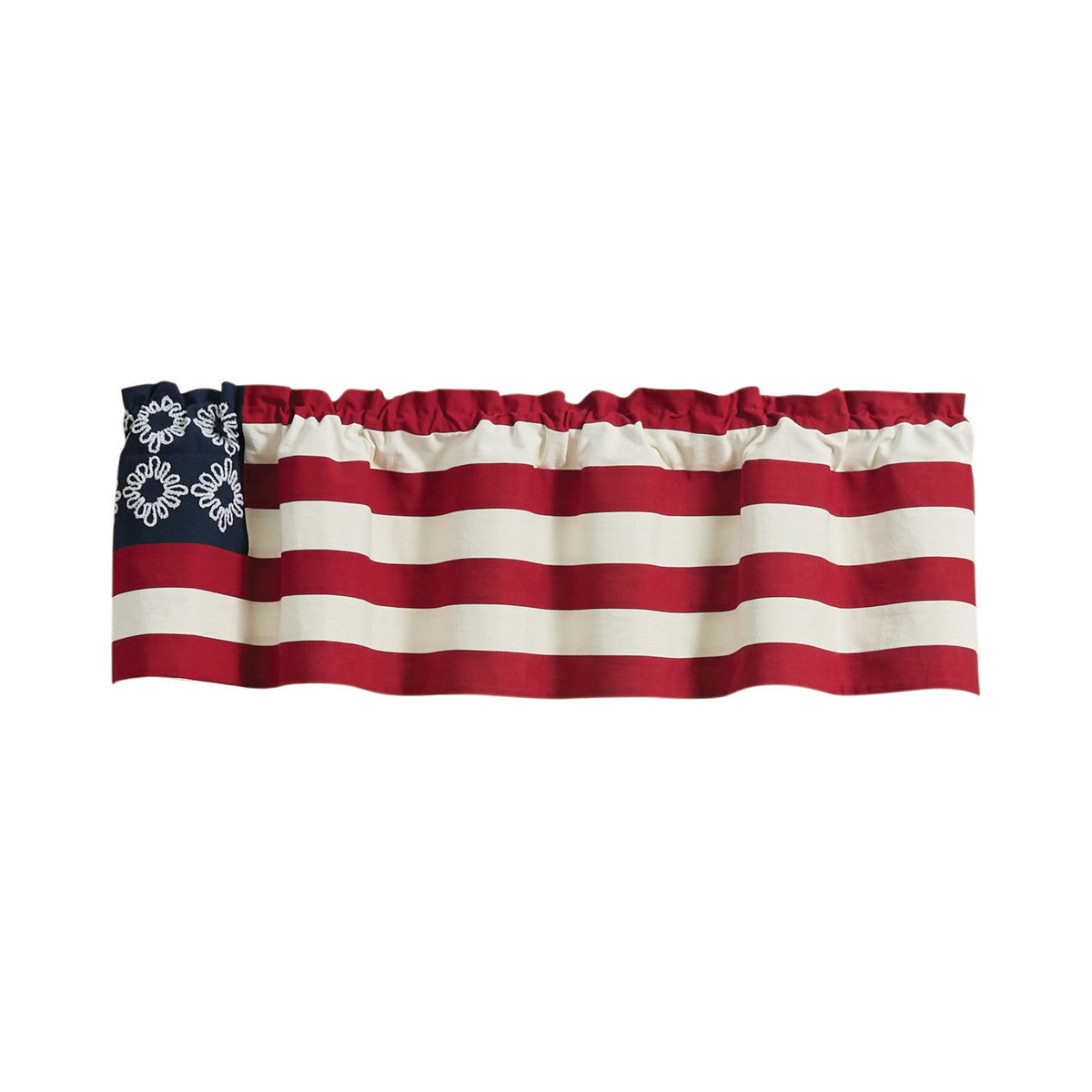 Flag Valance 14"L - Set of 2 Park designs