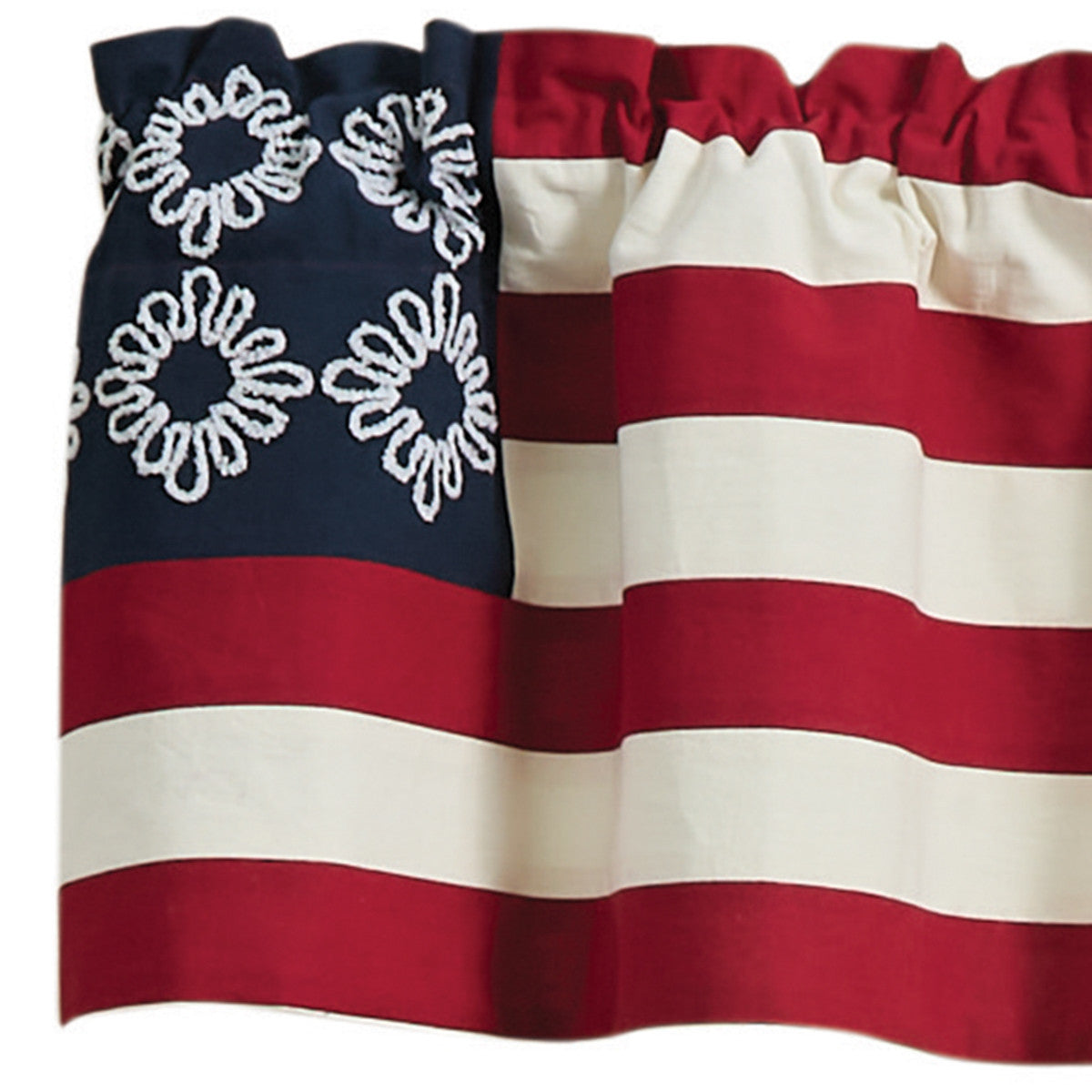 Flag Valance 14"L - Set of 2 Park designs - The Fox Decor