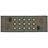 Thumbnail for Old Glory Hooked Rug Runner 2' x 6' Park Designs