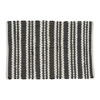 Onyx And Ivory Chindi Rug 2' x 3' - Set of 2 Park Designs - The Fox Decor