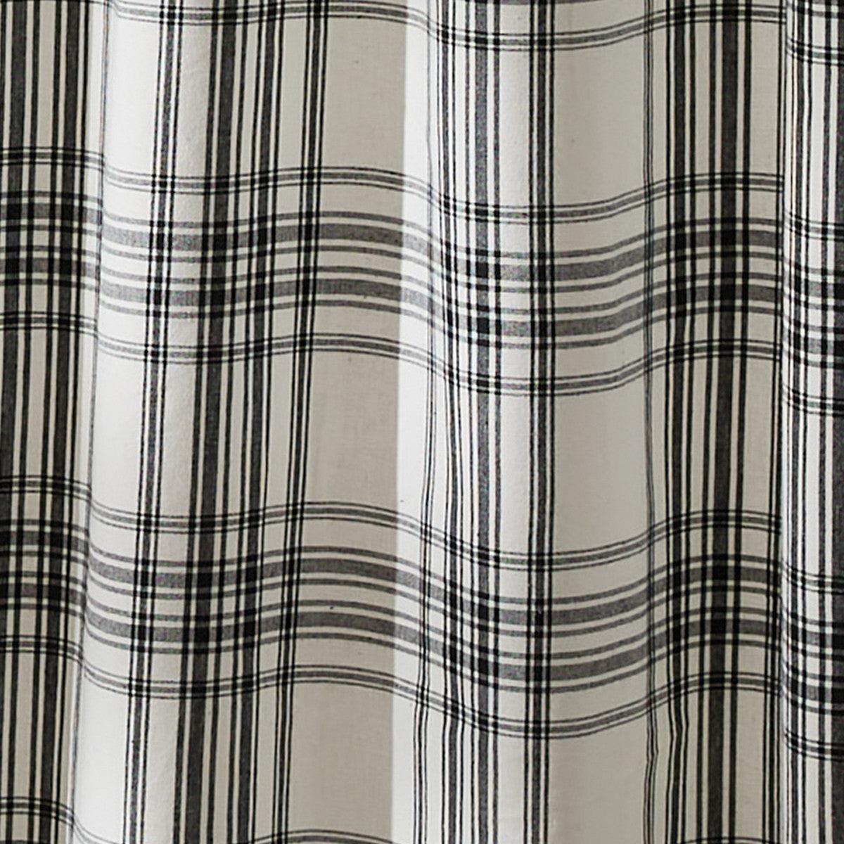 Onyx & Ivory Shower Curtain - Set of 2 Park Designs - The Fox Decor