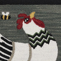 Thumbnail for My Little White Hen Hooked Rug 2' x 3' Set of 2 Park Designs