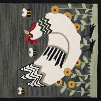 Thumbnail for My Little White Hen Hooked Rug 2' x 6' Park Designs - The Fox Decor