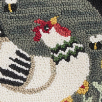 Thumbnail for My Little White Hen Hooked Chair Pad Set of 2 Park Designs - The Fox Decor