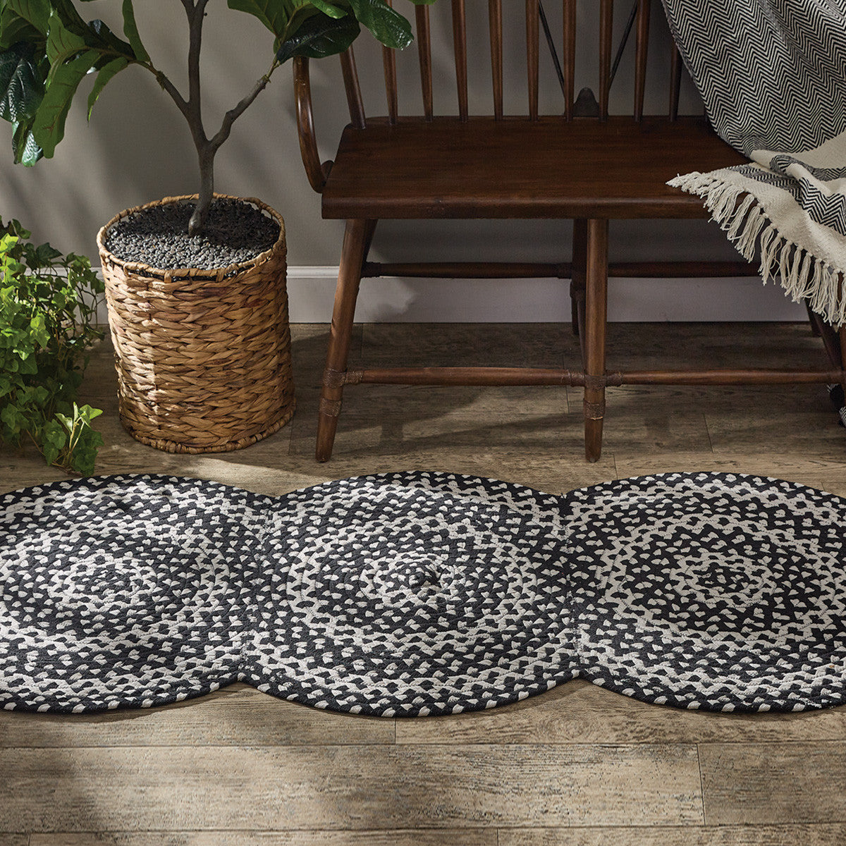 Blacksburg Braided Rug Runner - 30"X72" Park Designs - The Fox Decor