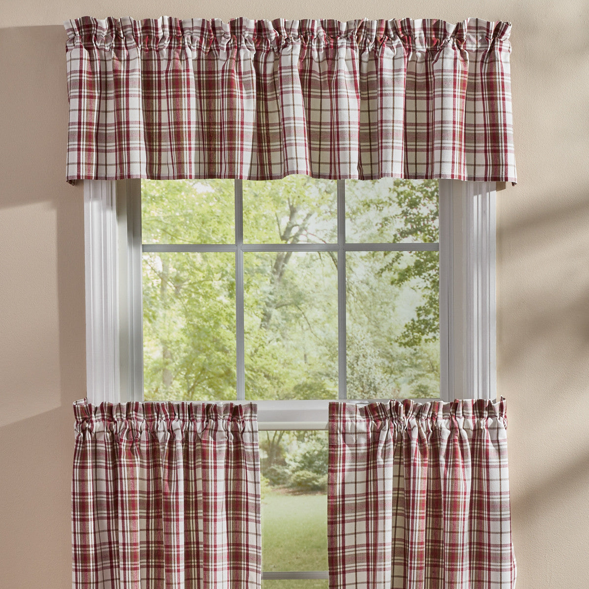 Homestyle Valance 14" L - Set of 2 Park designs - The Fox Decor