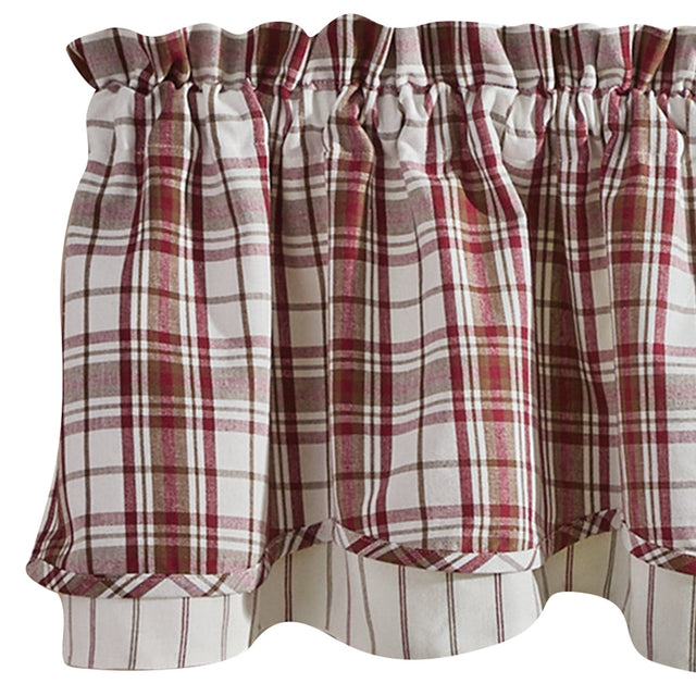 Homestyle Lined Layered Valance 16