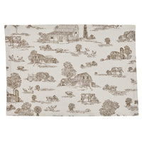 Thumbnail for Down On The Farm Toile Placemats - Set of 12 Park Designs