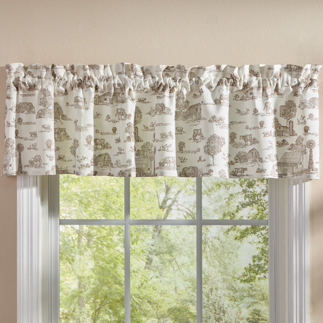Down On The Farm Toile Valance 14