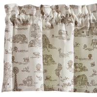 Thumbnail for Down On The Farm Toile Valance 14