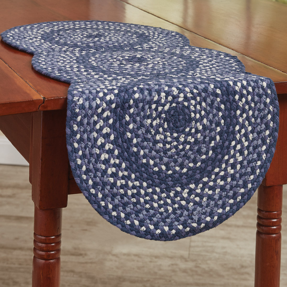 Bluestone Braided Table Runner 34" L  Park Designs