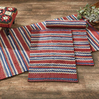 Thumbnail for Gemstone Chindi Rag Rug 2 x 3 Set of 2 Park Designs