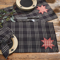 Thumbnail for Farmhouse Star Appliqued Table Runner 36