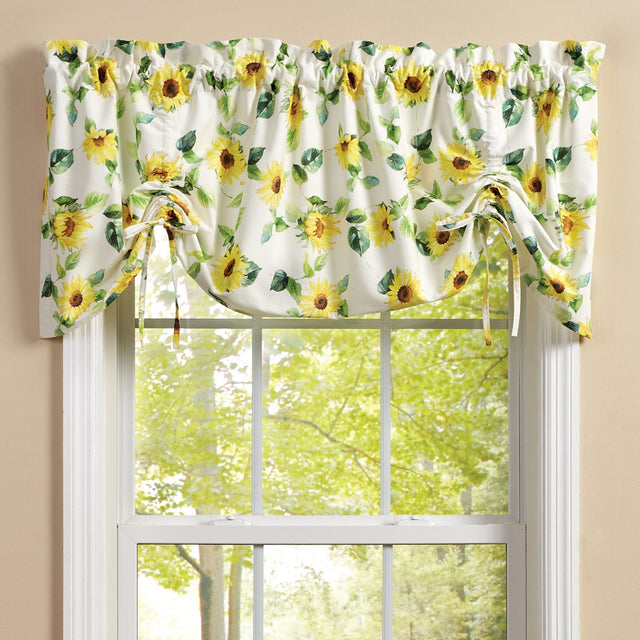 Follow The Sun Lined Farmhouse Valance 20