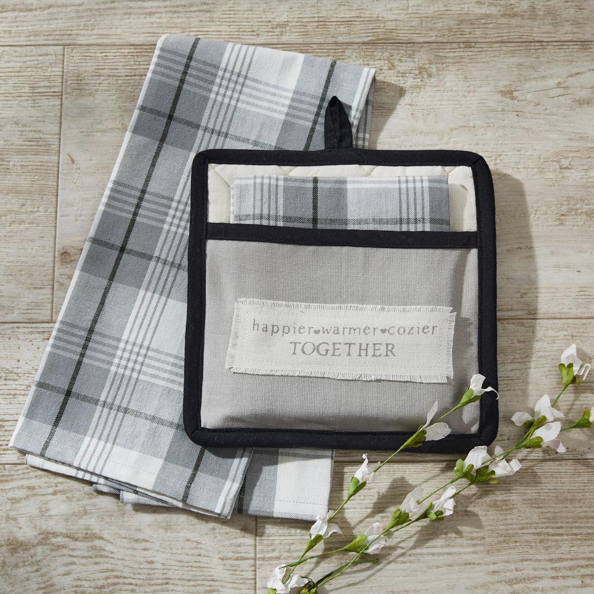 Limestone Dishtowel Set of 3 Park Designs - The Fox Decor