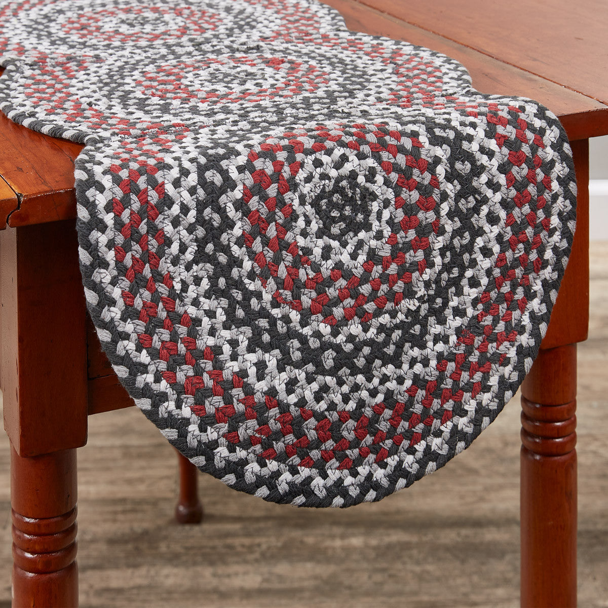 Limestone Braided Table Runner 34"L Park Designs - The Fox Decor