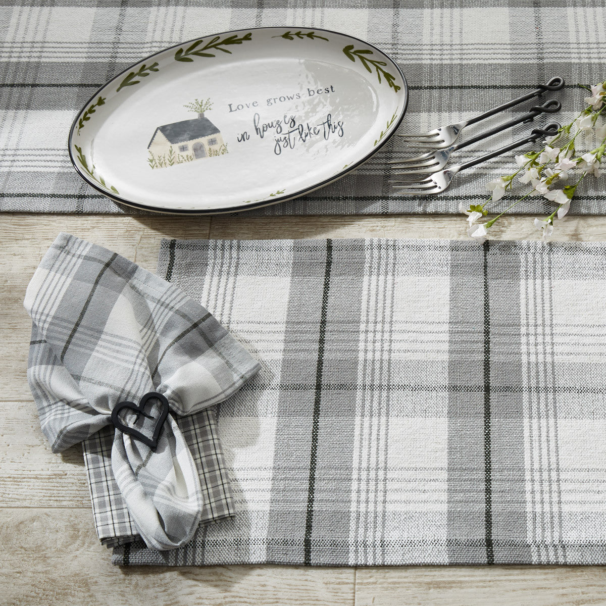 Limestone Table Runner 54"L Park Designs - The Fox Decor