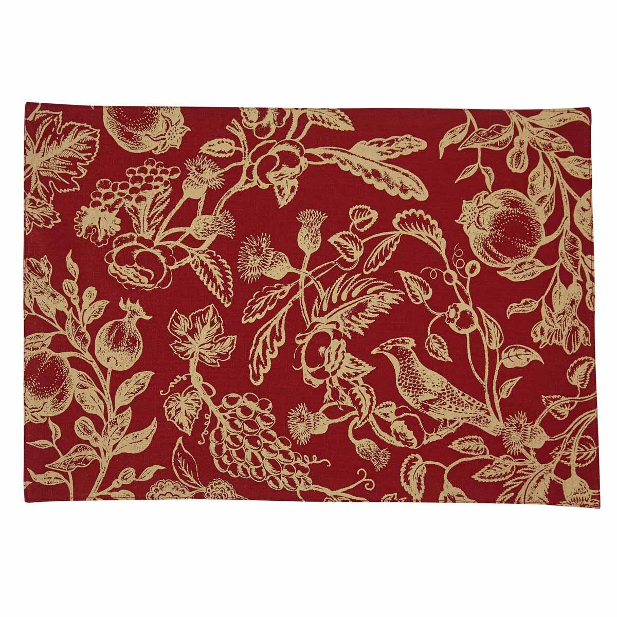 Williamsburg Mason Reserve Placemat Set of 12 Park Designs - The Fox Decor