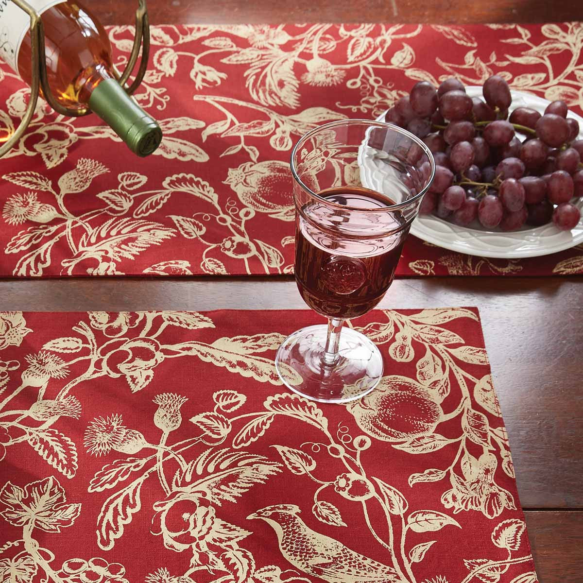 Williamsburg Mason Reserve Runner 36"L Set of 2 Park Designs - The Fox Decor