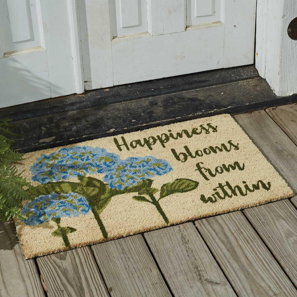 Happiness Blooms Doormat  Park Designs