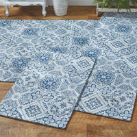 Delft Tile Rag Rug - Park Designs - The Fox Decor