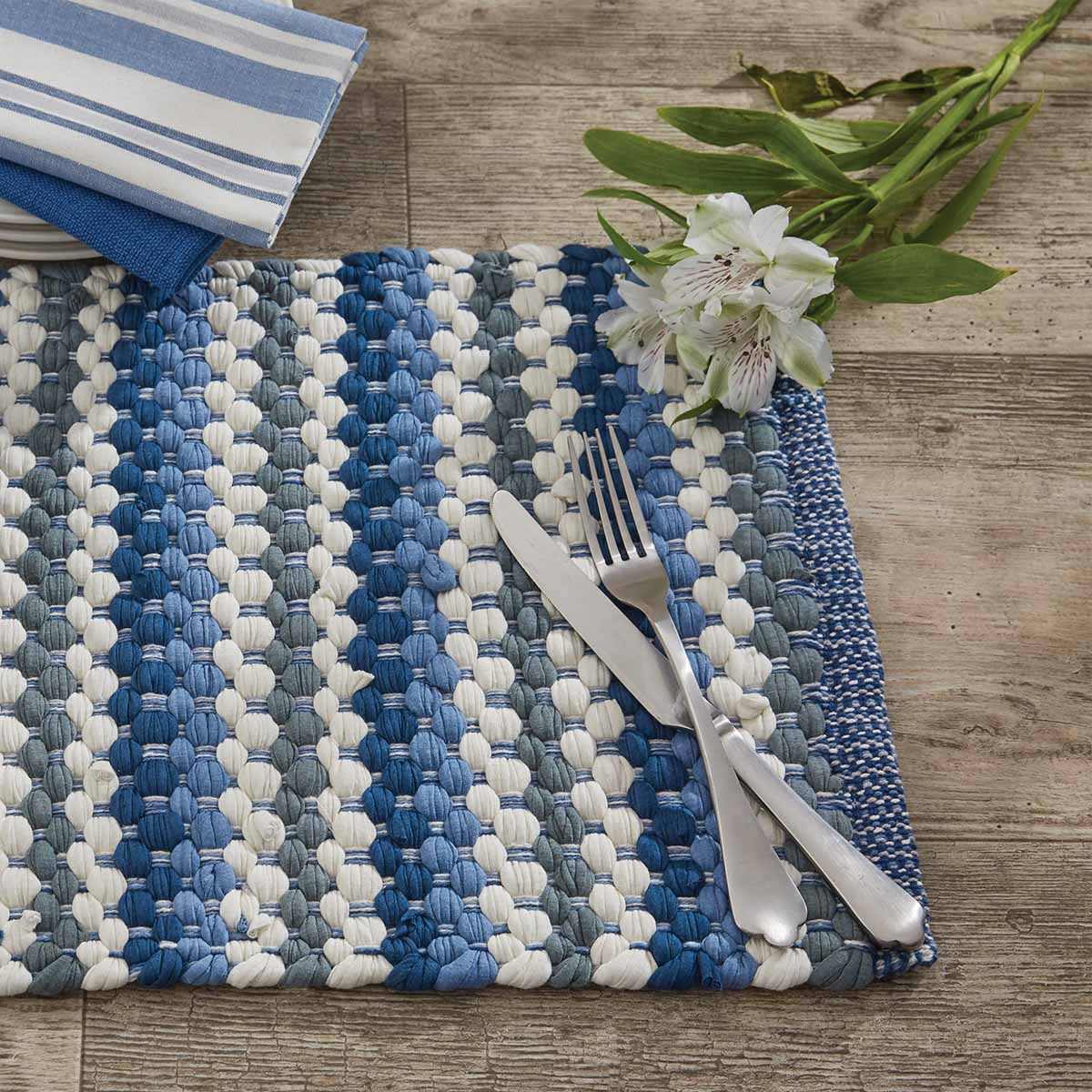 Williamsburg Chiswell 54"L Chindi Runner Set of 2 Park Designs - The Fox Decor