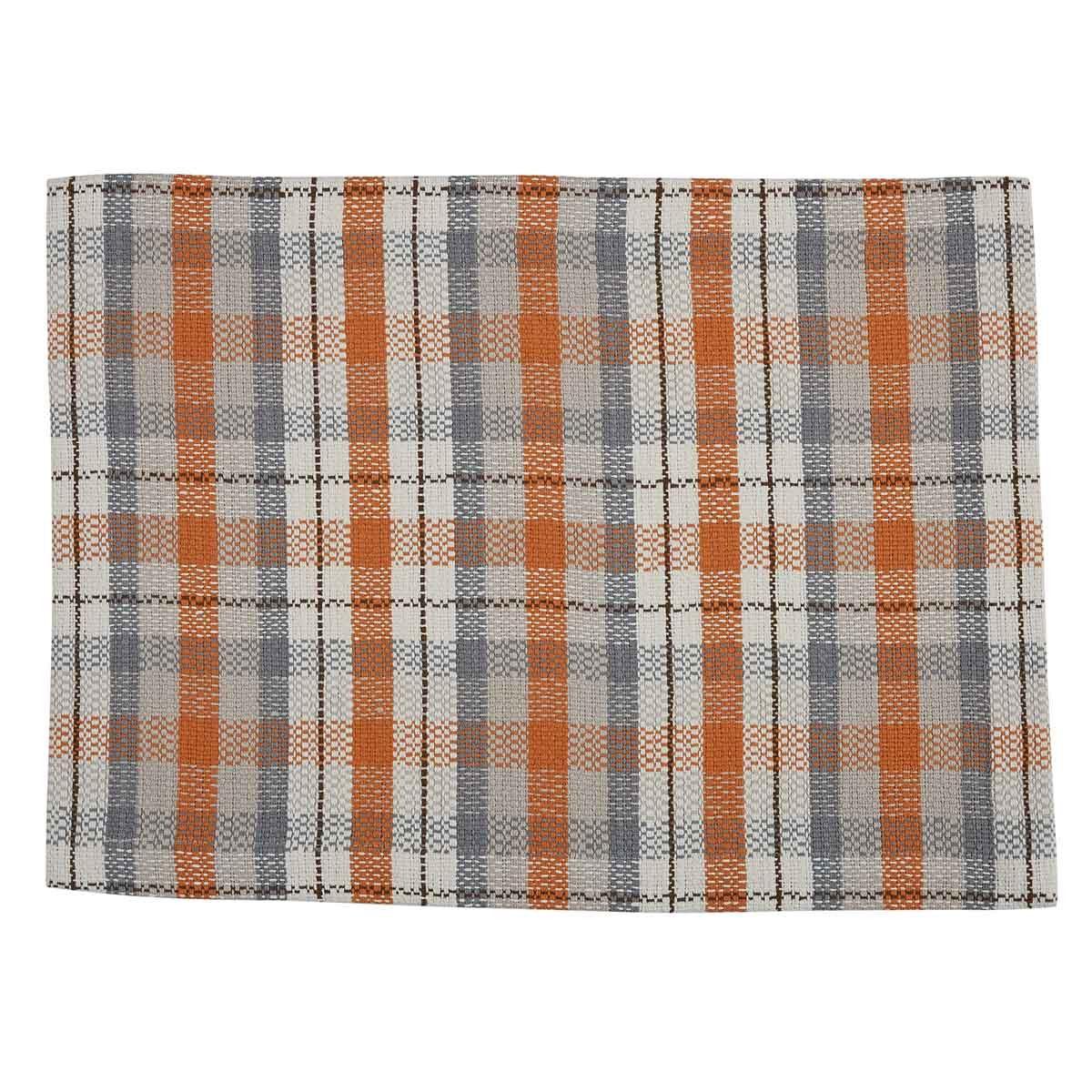 Apricot & Stone Plaid Placemat Set of 12 Park Designs - The Fox Decor