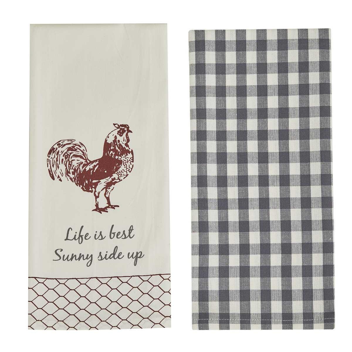 Life Is Best Dishtowels Set of 4 Park Designs - The Fox Decor