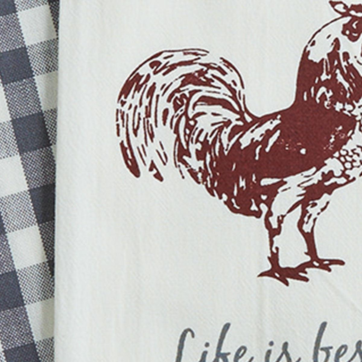 Life Is Best Dishtowels Set of 4 Park Designs - The Fox Decor