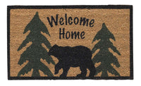 Welcome Home Black Bear Doormat Park Designs - The Fox Decor