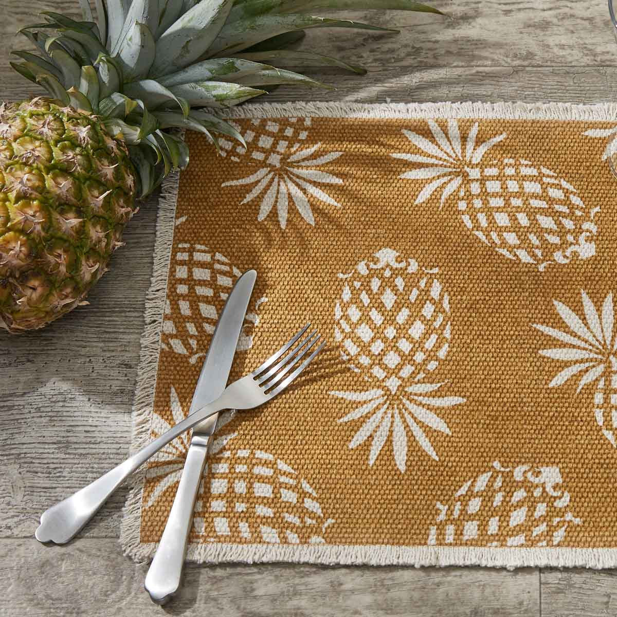 Pineapple Table Runner 36"L Set of 2 Park Designs - The Fox Decor