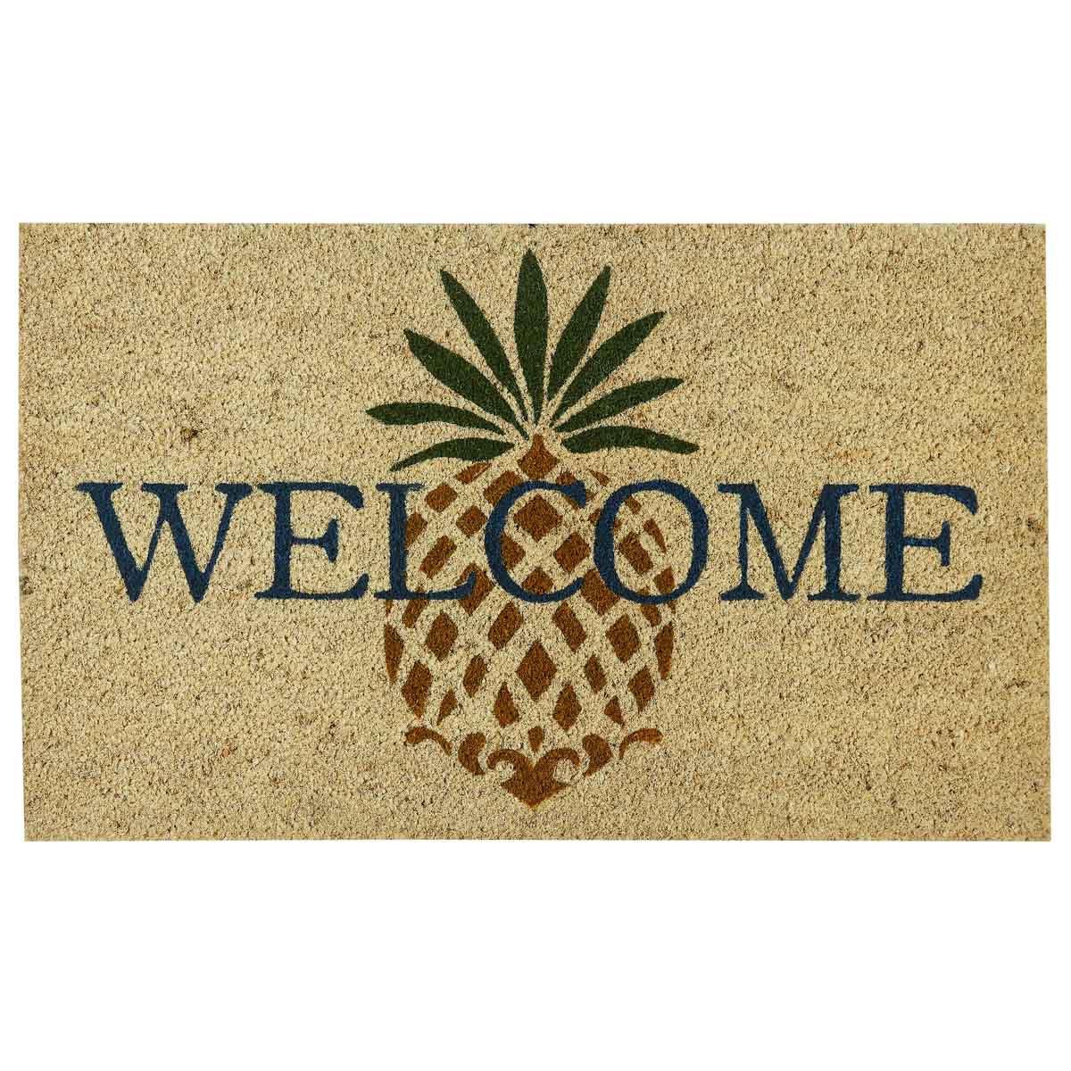 Pineapple Welcome Doormat  Park Designs