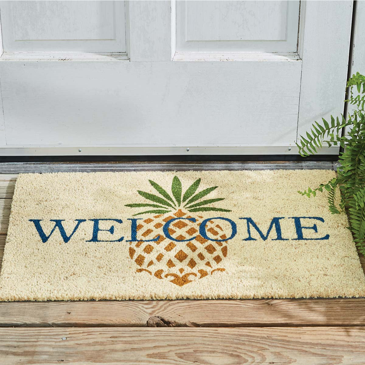 Pineapple Welcome Doormat  Park Designs