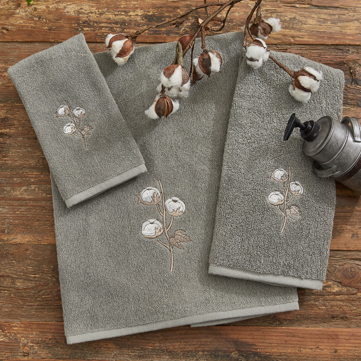 Cotton Fingertip Towel Set of 4  Park Designs
