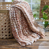 Thumbnail for Chunny Throw - Cocoa Set of 2 Park Designs - The Fox Decor