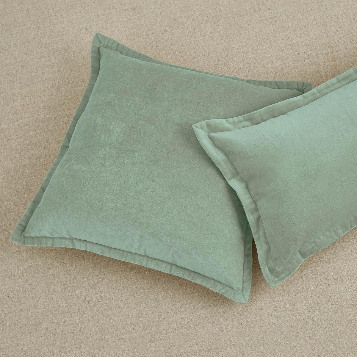 Velvet Pillow Cover Seafoam Set of 4 Park Designs - The Fox Decor
