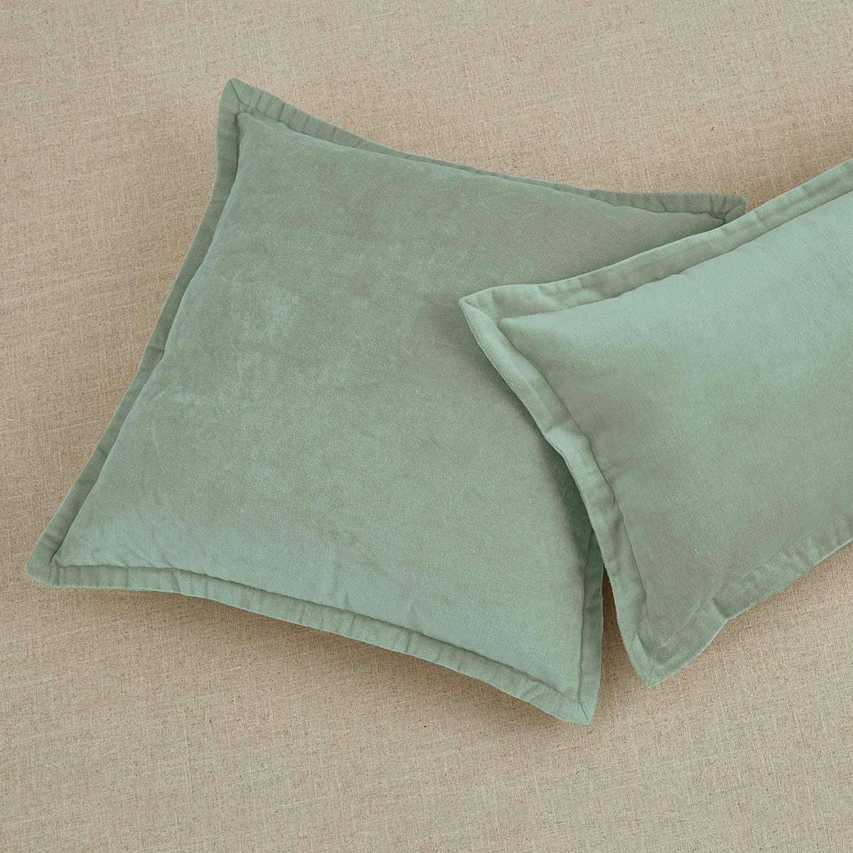 Velvet Pillow Cover Seafoam Set of 4 Park Designs