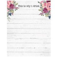 Why I Drink Notepad - The Fox Decor