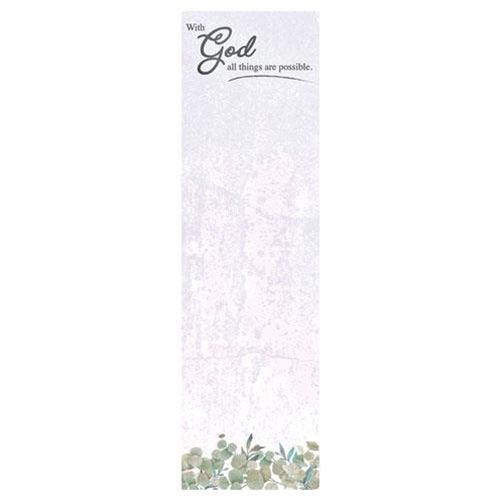 God Possible Long Notepad - The Fox Decor