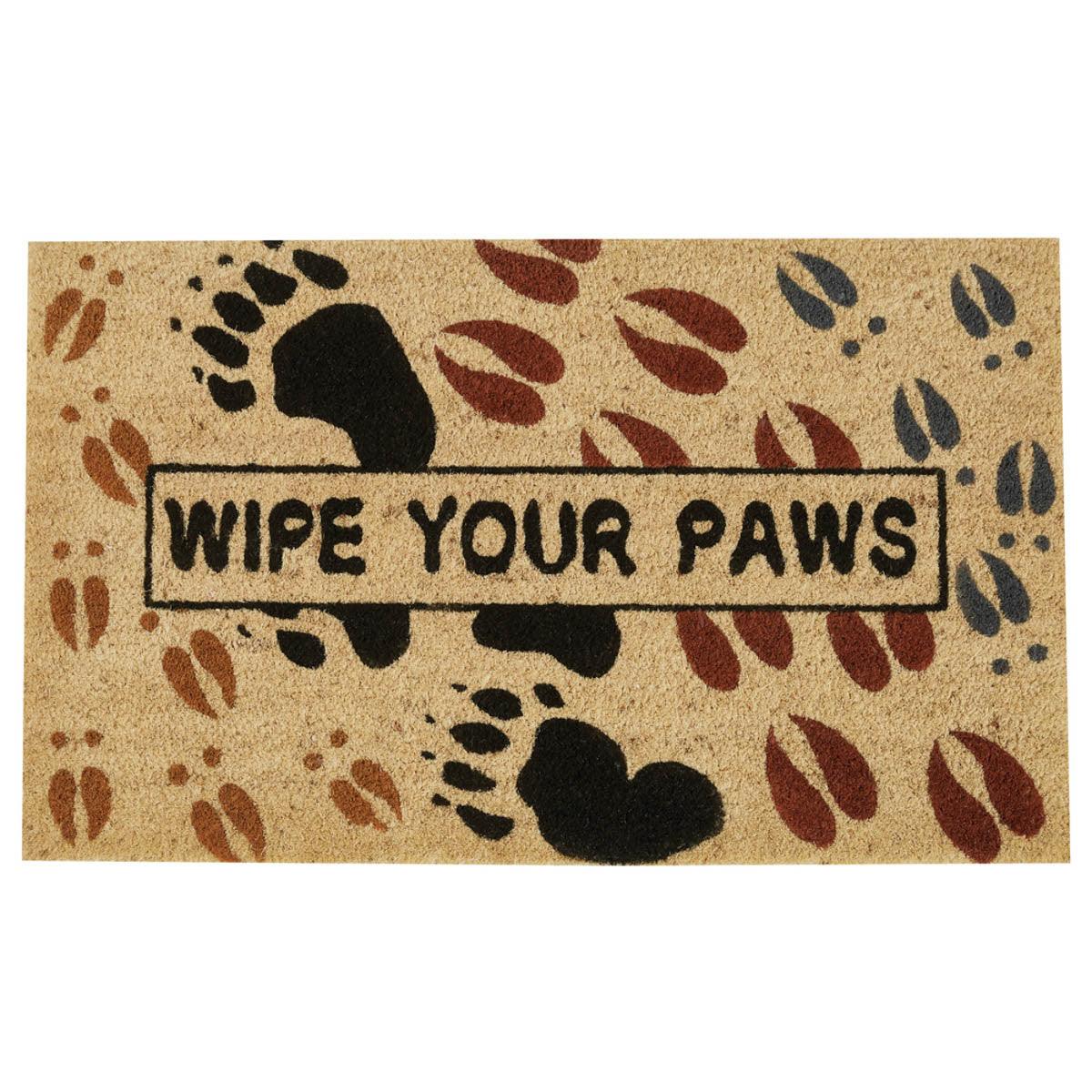 Wipe Your Paws Doormat Park Designs - The Fox Decor