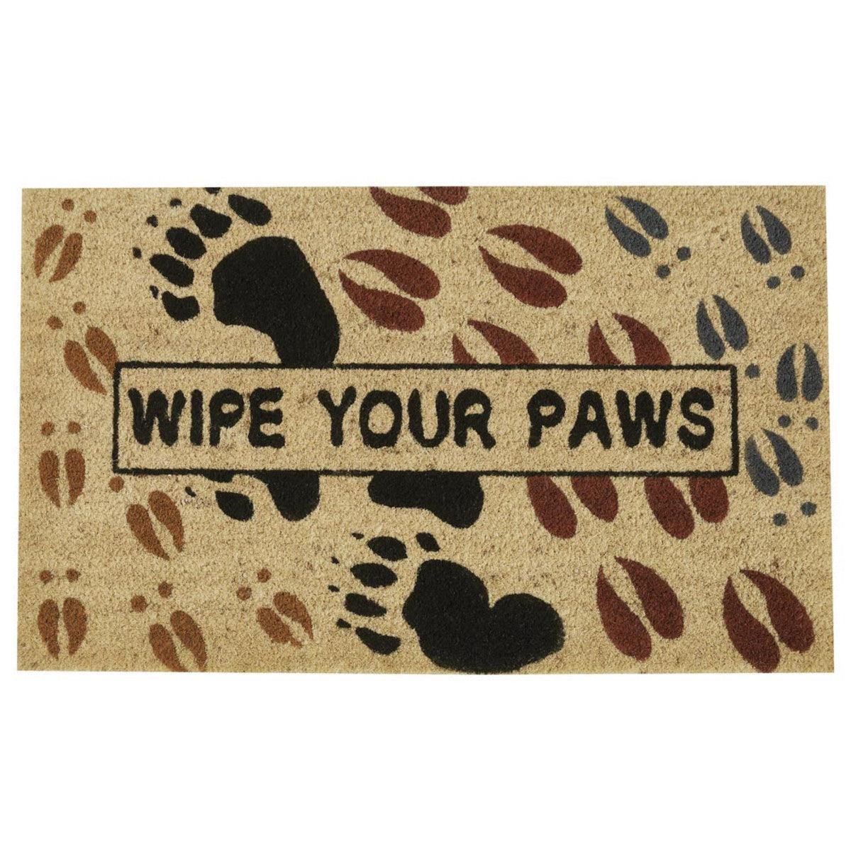 Wipe Your Paws Doormat Park Designs