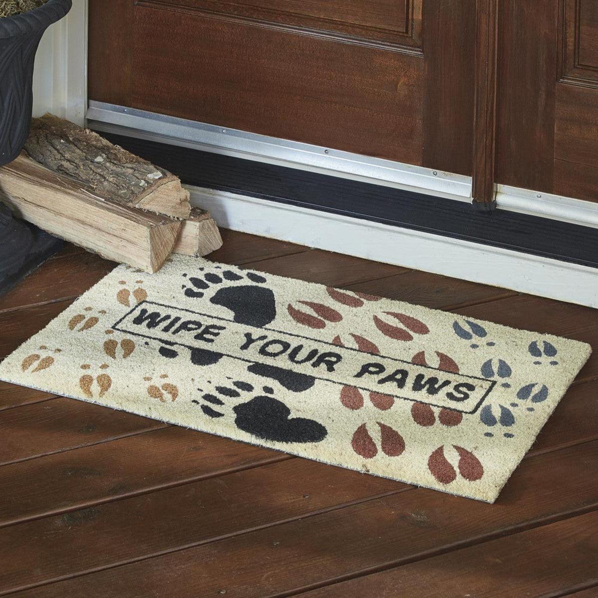 Wipe Your Paws Doormat Park Designs