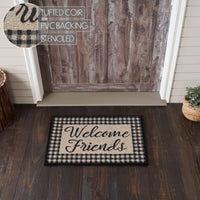 Thumbnail for Finders Keepers Welcome Friends Coir Rug Rect 20x30 - The Fox Decor