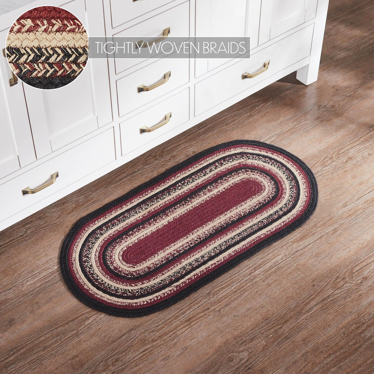 Connell Jute Rug Oval 17x36 - The Fox Decor