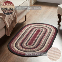 Connell Jute Rug Oval w/ Pad 27x48 - The Fox Decor