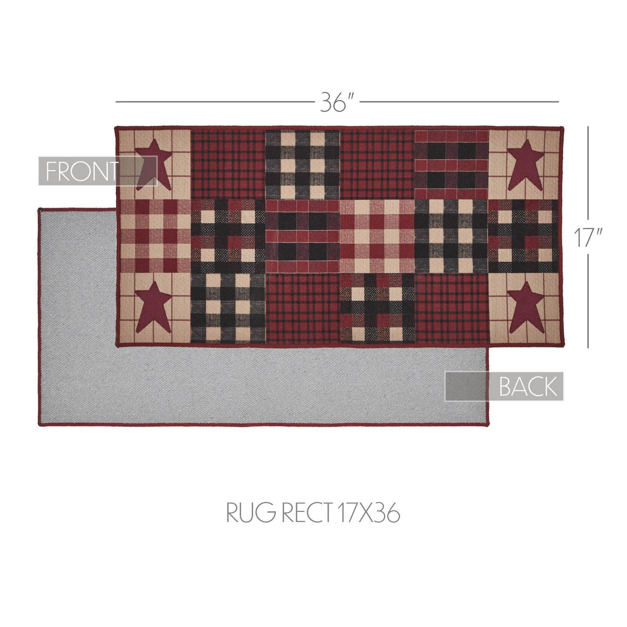 Connell Polyester Rug Rect 17x36 - The Fox Decor